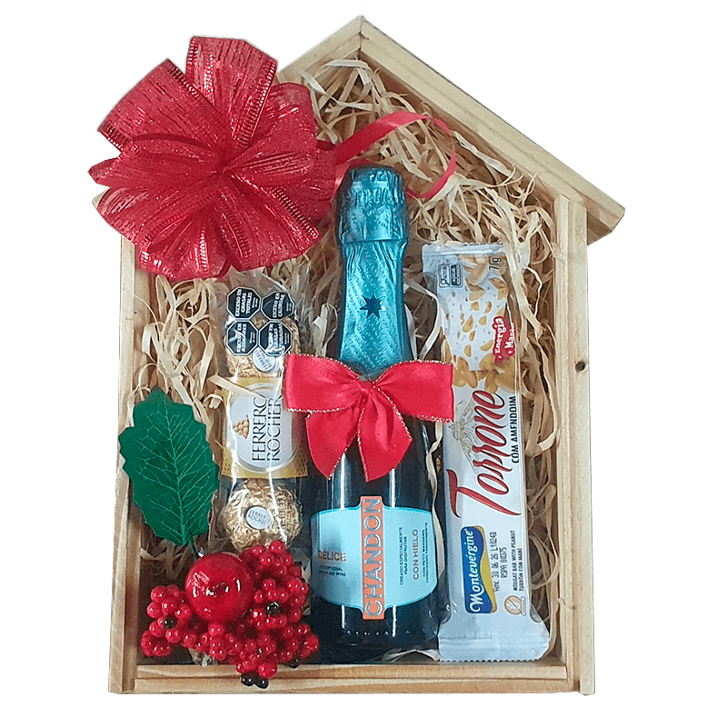 casita Cacita Canasta de navidad para empresas y regalos personales