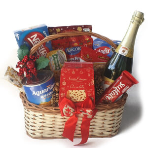 Canasta navideña importante. Regalos empresariales en Paraguay