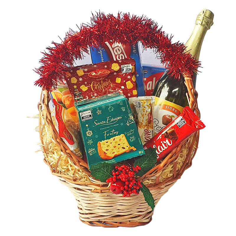 Canasta Bombonera Clásica - Navidad Paraguay