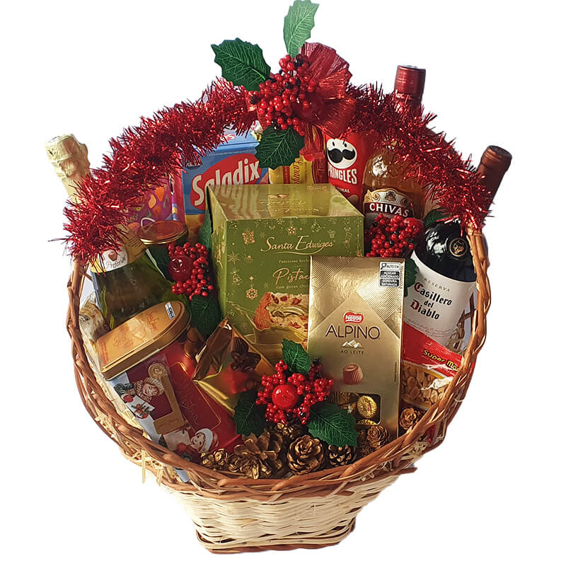 Canasta Bombonera Premium - Navidad Paraguay