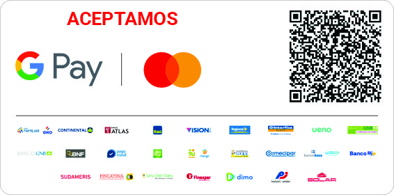 Aceptamos diversos medios de pago