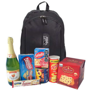 Muchila regalos navideños en paraguay